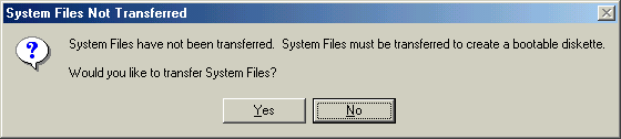 don't transfer system files